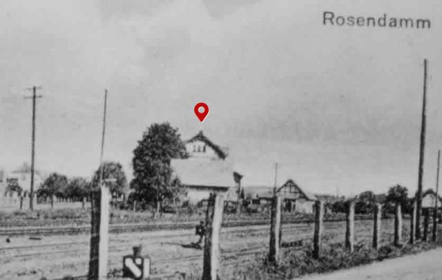 Historisches Foto Rosendamm 36