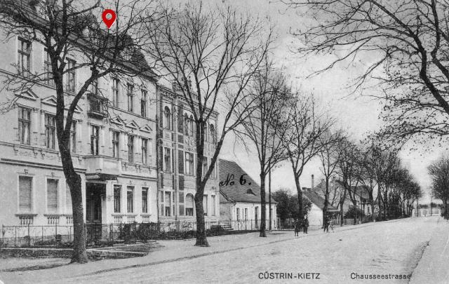 Historisches Foto Chausseestraße 7a