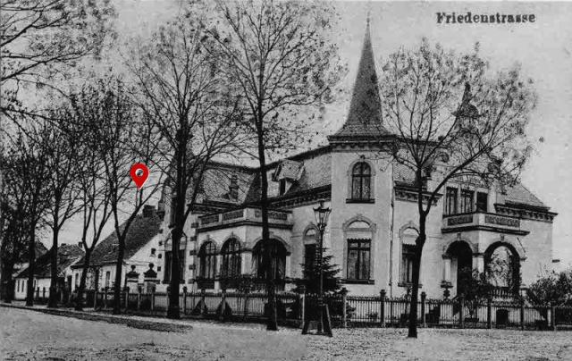 Historisches Foto Friedenstraße 21