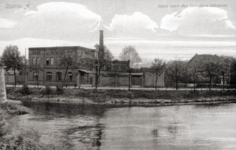 Historische Fotos von Küstrin Garnison-Bäckerei - Blick zur Garnison-Bäckerei *1