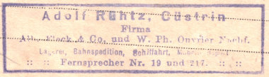 stempel ruehtz kuestrin